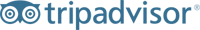The image shows the TripAdvisor logo, featuring a stylized owl with the text "tripadvisor" adjacent to it in a blue font.