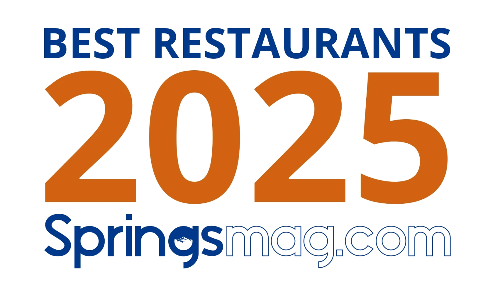 Text reads: "Best Restaurants 2025 Springsmag.com".